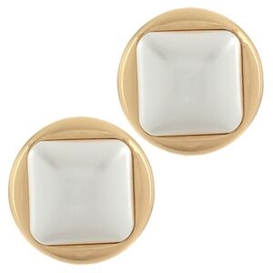 Acetate Big Square Ice Earrings